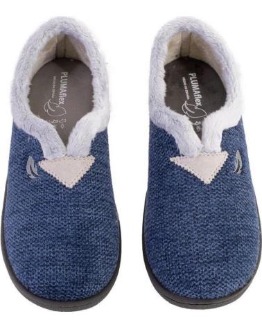 Pantufas de Mulher PLUMAFLEX 12014 ZAPATILLAS DE CASA DE MUJER AZUL MARINO