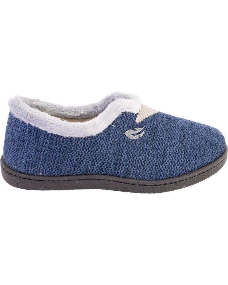 Pantufas de Mulher PLUMAFLEX 12014 ZAPATILLAS DE CASA DE MUJER AZUL MARINO