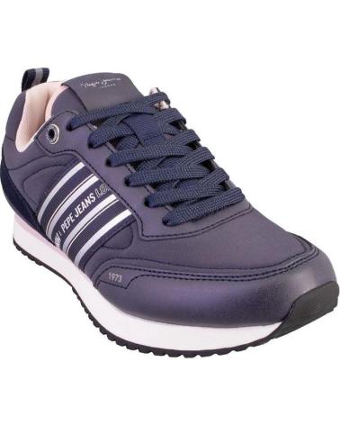 Sportivo per Donna PEPE JEANS PLS40016 ZAPATILLAS CASUAL DE MUJER AZUL MARINO