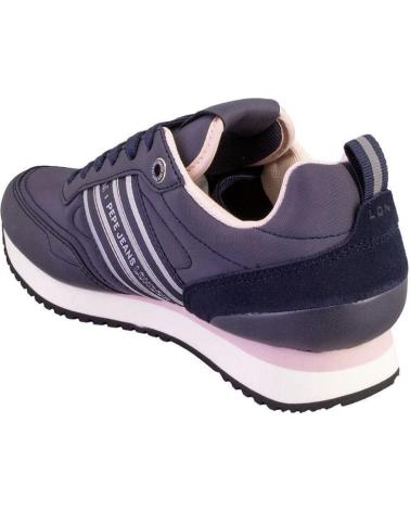 Sportivo per Donna PEPE JEANS PLS40016 ZAPATILLAS CASUAL DE MUJER AZUL MARINO