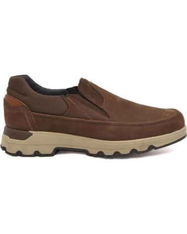 Zapatos de Hombre CLAYAN 1751CHEROKEE MOCASINES DE HOMBRE NOBUK MARRON
