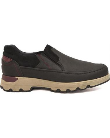 Zapatos de Hombre CLAYAN 1751CHEROKEE MOCASINES DE HOMBRE NOBUK NEGRO