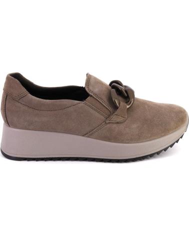 Mocasines de Mujer IMAC 657631 MOCASINES DE MUJER ANTE SERRAJE TAUPE