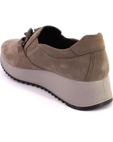 Mocasines de Mujer IMAC 657631 MOCASINES DE MUJER ANTE SERRAJE TAUPE
