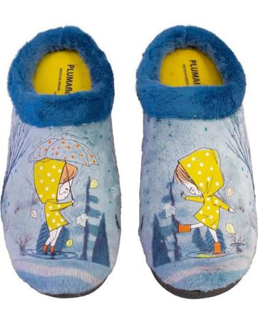 Pantufas de Mulher PLUMAFLEX 12037 ZAPATILLAS DE CASA DE MUJER AZUL