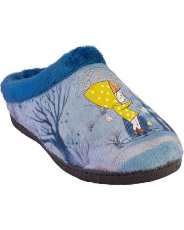 Pantufas de Mulher PLUMAFLEX 12037 ZAPATILLAS DE CASA DE MUJER AZUL