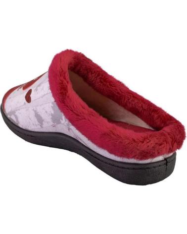 Pantofole per Donna PLUMAFLEX 12213LOBO ZAPATILLAS DE CASA DE MUJER CAPERUC ROJO