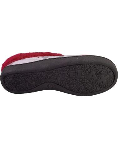 Pantofole per Donna PLUMAFLEX 12213LOBO ZAPATILLAS DE CASA DE MUJER CAPERUC ROJO