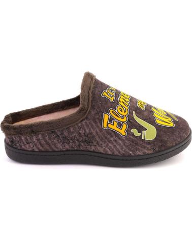 Pantofole per Uomo PLUMAFLEX 12229PERRO ZAPATILLAS DE CASA DE HOMBRE PER MARRON