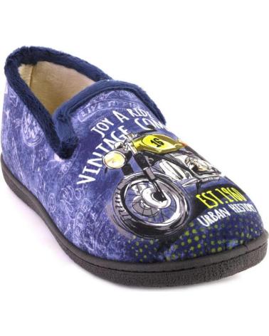 Pantofole per Uomo PLUMAFLEX 12228MOTO-24 ZAPATILLAS DE CASA DE HOMBRE AZUL MAR AZUL MARINO