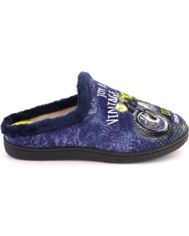 Pantofole per Uomo PLUMAFLEX 12229MOTO-24 ZAPATILLAS DE CASA DE HOMBRE AZUL MAR AZUL MARINO