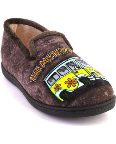 Pantofole per Uomo PLUMAFLEX 12228SCOOBY ZAPATILLAS DE CASA DE HOMBRE SC MARRON