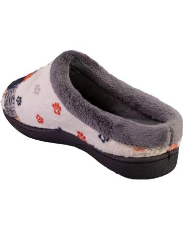 Pantofole per Donna PLUMAFLEX 12281PERRO ZAPATILLAS DE CASA DE MUJER PERO BEIGE