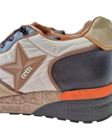 Deportivas de Hombre CETTI ZAPATILLAS CASUAL HOMBRE ANTE STAR TIERRA