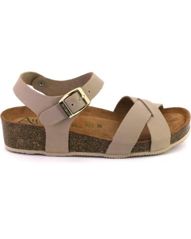 Sandali per Donna AUTENTI 7656 SANDALIAS DE MUJER BLANCO PIEL TAUPE