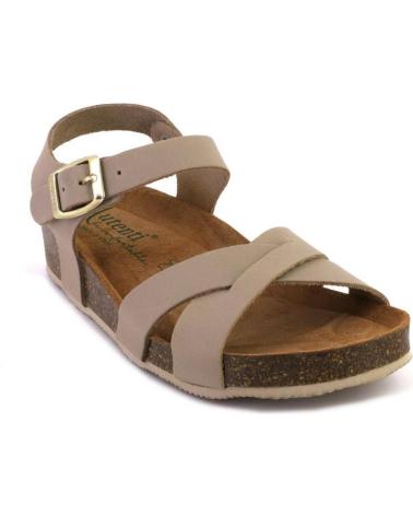 Sandali per Donna AUTENTI 7656 SANDALIAS DE MUJER BLANCO PIEL TAUPE