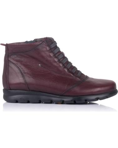 Stiefel für Damen fluchos BOTINES PLANOS 356 BURDEOS ROJO