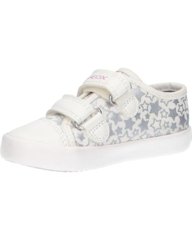 Sportif pour Fille GEOX B251MA 0AW54 B GISLI C1405 OPTIC WHITE