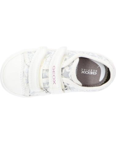 Sportif pour Fille GEOX B251MA 0AW54 B GISLI C1405 OPTIC WHITE