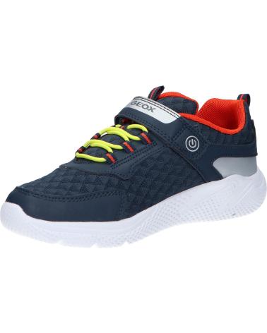 Sportschuhe für Junge GEOX J25GBB 014CE J SPRINTYE C0659 NAVY-ORANGE