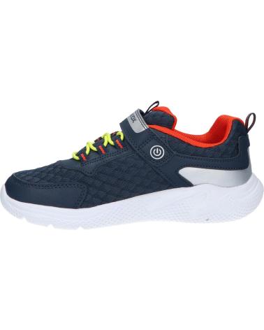 Sportschuhe für Junge GEOX J25GBB 014CE J SPRINTYE C0659 NAVY-ORANGE