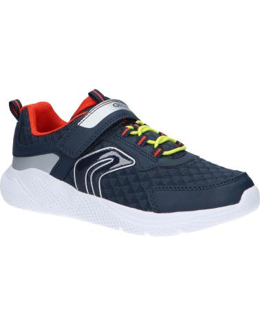 Sportschuhe für Junge GEOX J25GBB 014CE J SPRINTYE C0659 NAVY-ORANGE