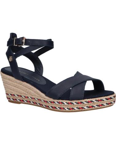 Sandali per Donna TOMMY HILFIGER FW0FW06303 FEMININE LOW WEDGE DW5 DESERT SKY