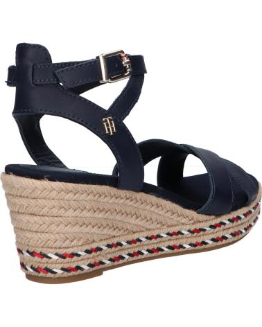 Sandali per Donna TOMMY HILFIGER FW0FW06303 FEMININE LOW WEDGE DW5 DESERT SKY
