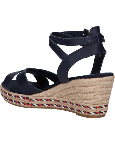 Sandali per Donna TOMMY HILFIGER FW0FW06303 FEMININE LOW WEDGE DW5 DESERT SKY