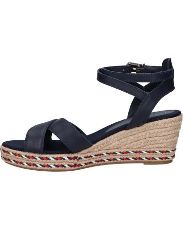 Sandali per Donna TOMMY HILFIGER FW0FW06303 FEMININE LOW WEDGE DW5 DESERT SKY