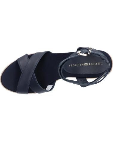 Sandali per Donna TOMMY HILFIGER FW0FW06303 FEMININE LOW WEDGE DW5 DESERT SKY