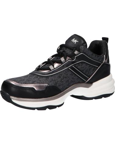 Deportivas de Mujer y Niña MICHAEL KORS MK101034 OLYMPIA BLACK-GUNMETAL