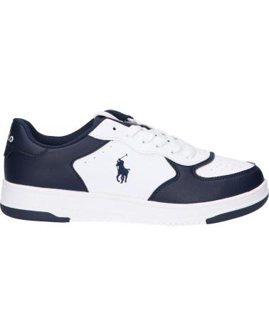 Sportivo per Donna POLO RALPH LAUREN RL01247100 MASTERS COURT WHITE-TUMBLED-NAVY