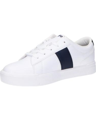Woman Trainers POLO RALPH LAUREN RL01267110 FRAZIER WHITE TUMBLED-NAVY