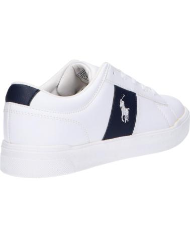 Woman Trainers POLO RALPH LAUREN RL01267110 FRAZIER WHITE TUMBLED-NAVY