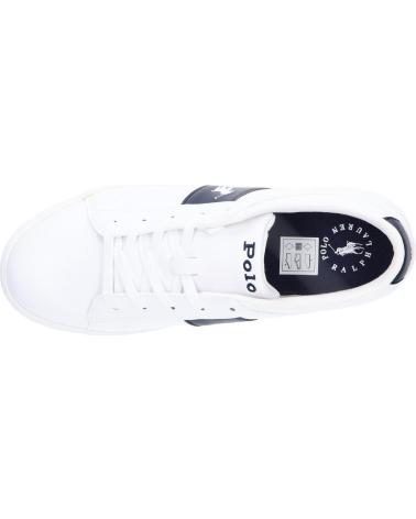 Woman Trainers POLO RALPH LAUREN RL01267110 FRAZIER WHITE TUMBLED-NAVY