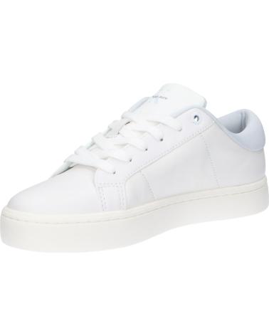 Deportivas de Mujer CALVIN KLEIN YW0YW01444 CLASSIC CUPSOLE 03A BRIGHT WHITE-PLEIN AIR