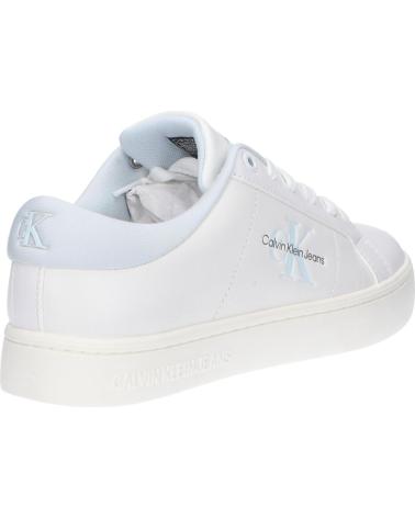 Deportivas de Mujer CALVIN KLEIN YW0YW01444 CLASSIC CUPSOLE 03A BRIGHT WHITE-PLEIN AIR