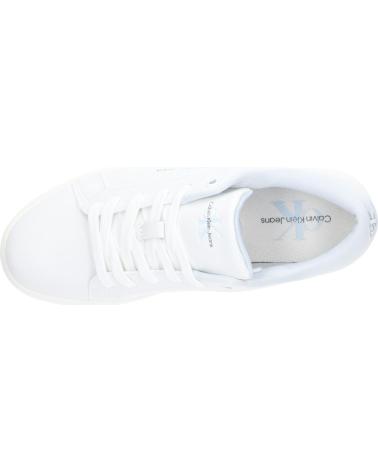 Deportivas de Mujer CALVIN KLEIN YW0YW01444 CLASSIC CUPSOLE 03A BRIGHT WHITE-PLEIN AIR