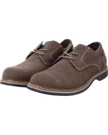 Sapatos de Homem XTI ZAPATO SERRAJE MARRON DERBIE 02 SERRAJE TAUPE