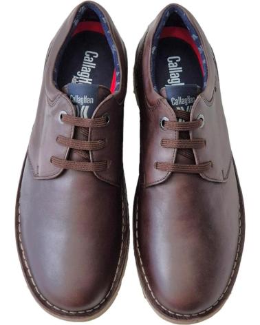 Sapatos de Homem CALLAGHAN ZAPATO EXTRA LIGHT CASUAL HOMBRE DORADO-MARRON