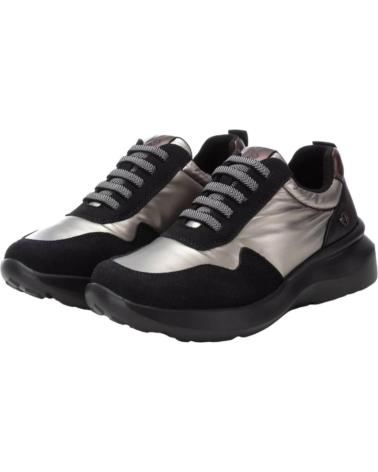Sportivo per Donna XTI ZAPATILLAS NEGRAS LIGERAS 01 NEGRO