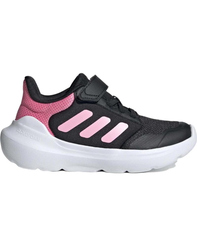 ADIDAS TENSAUR RUN 3.0 EL C IE5989 - SCHWARZE UND ROSA SPORTSCHUHE FÜR MÄDCHEN CBLACK-BLIPNK-FTWWHT