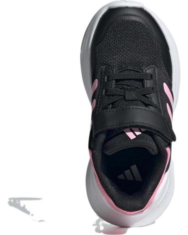 ADIDAS TENSAUR RUN 3.0 EL C IE5989 - SCHWARZE UND ROSA SPORTSCHUHE FÜR MÄDCHEN CBLACK-BLIPNK-FTWWHT