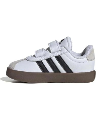 Zapatillas deporte pour Fille et Garçon ADIDAS VL COURT 3 0 CF BLANCO-MARRON-NEGRO PARA BEBE - 19 BLANCO-MARR