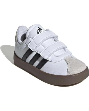 Zapatillas deporte pour Fille et Garçon ADIDAS VL COURT 3 0 CF BLANCO-MARRON-NEGRO PARA BEBE - 19 BLANCO-MARR