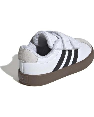 Zapatillas deporte pour Fille et Garçon ADIDAS VL COURT 3 0 CF BLANCO-MARRON-NEGRO PARA BEBE - 19 BLANCO-MARR