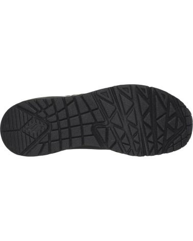 Woman Trainers SKECHERS UNO AIR GOLDEN HEART NEGRO