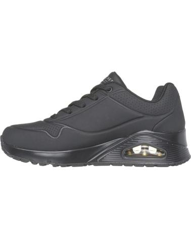 Woman Trainers SKECHERS UNO AIR GOLDEN HEART NEGRO