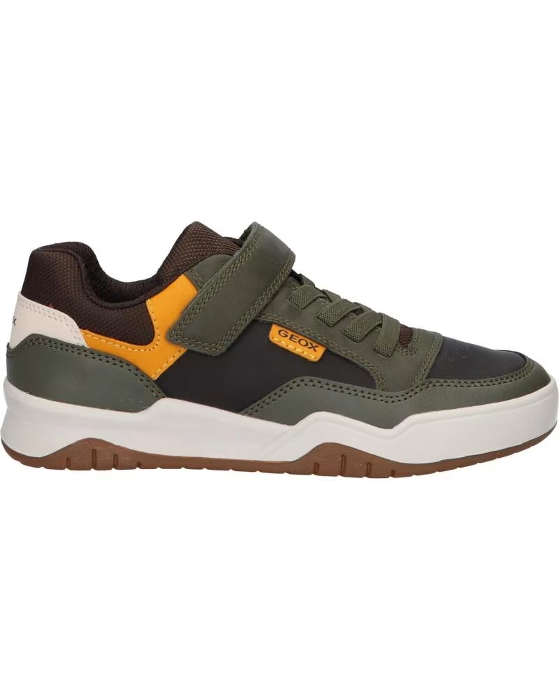 de  geox J367RE 0MEFU J PERTH C0966 DK GREEN-OCHREYELLOW